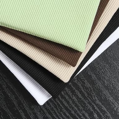 Artfish Women's Sleeveless Shirt Ribbed Fitted Scoop Neck Basic Long Crop Tank Top Square Cotton White, M - Image 4