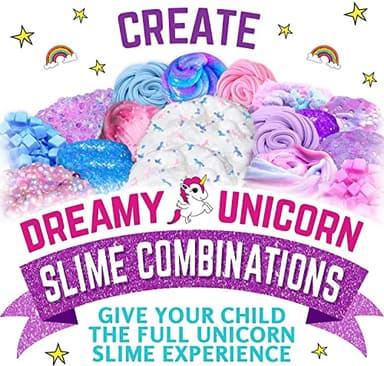 GirlZone Sparkly Unicorn Egg Surprise Slime Kit for Girls, Sensory Toys for Kids, Create Cloud Slime & Magical Unicorn Slime, Ideal Arts and Crafts Easter Gift for Kids Aged 7-12 Years Old - Image 7