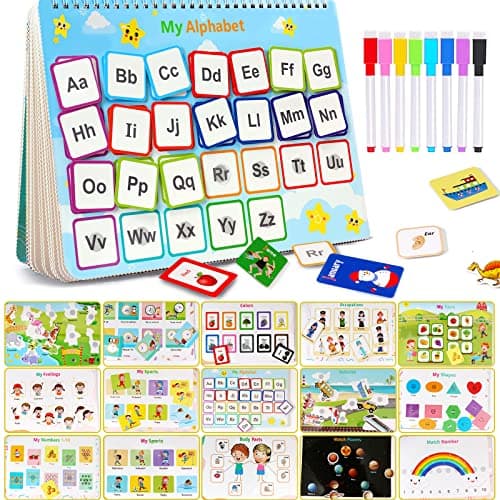 TFS TOP · FANS Montessori Toys for Toddler Busy Book: Preschool Learning Activities 3 4 5 Year Old Boys Girls Kids Gifts - Image 1