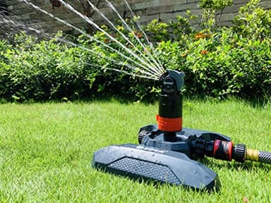 Eden 94124 Multi Pattern Turbo Gear Drive Sprinkler Plus Misting System, with Quick Connect Set, 360 Degree Coverage - Image 5