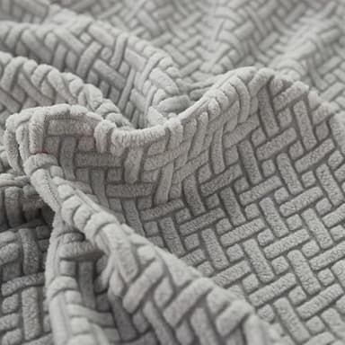 Disayu Magic Sofa Covers Couch Covers 2024 New Couch Cushion Covers Universal Sofa Covers Washable Stretch Slipcovers for Sectional Sofa (Texture Light Gray,Large Double Seat Cover) - Image 9