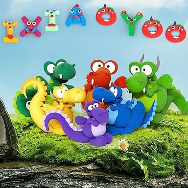 Ixiaoyoo Air Dry Clay, 100 Colors Modelling Clay for Kids, Safe & Non-Toxic, DIY Model Art & Crafts Toys with Sculpting Tools, Home Party Favors, Birthday & Christmas Gifts for Ages 3-12 Boys & Girls - Image 9