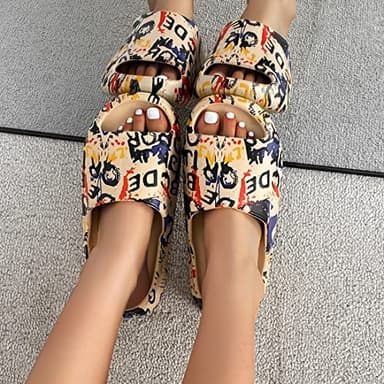 Unisex Pillow Slippers Slides for Women and Men, EVA Comfort Super Soft Quick Drying Rubber Shower Cloud Slides, Lightweight Spa Massage Summer Sandals for Adult Couples Indoor and Outdoor - Image 3