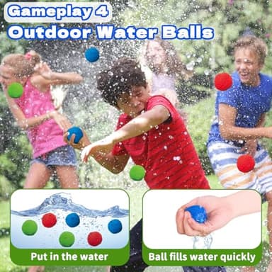 Intoypad 4-in-1 Kids Water Sprinklers T Ball Set & Water Ball Toy, Crocodile Baseball Sprinkler for Backyard Outdoor Summer Toys for Boys Girls Outside Yard Water Game Toys for Kids Toddlers Ages 3-8 - Image 5