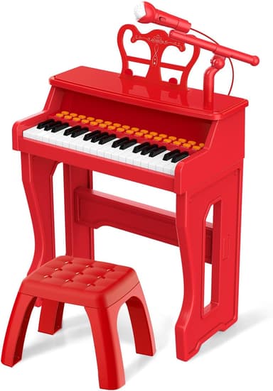Toy Pianos for Kids Ages 3-7 - Children's Musical Keyboard for Beginners Boys Girls Birthday Gift Learning Piano 37 Keys 4 5 6 8 Years Old Girls and Boys Birthday Gift - Image 2
