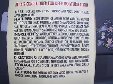 Moroccan Argan Oil Conditioner - Sulfate Free Products for Women and Men - Deep Moisturizing for Dry, Curly, Colored, Damaged Hair - Hydrating Repair, Salon Grade Formula for All Hair Types - Image 7