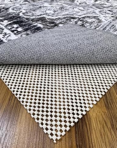 RUGSURE Rug Gripper Pad for Hardwood Floors & Tile Floor - Non Slip Area Rug Pads - Under Carpet Anti Skid Mat - Non Skid Rug Backing, 8x10 Ft - Image 1