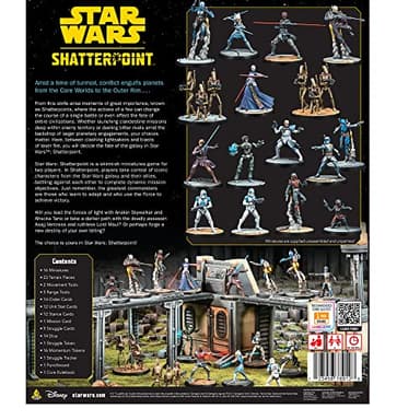 Asmodee Star Wars Shatterpoint Core Set - Unleash The Force in a Galaxy-Wide Adventure, Tabletop Miniatures Strategy Game for Kids and Adults, Ages 14+, 2 Players, 90 Min Playtime - Image 2