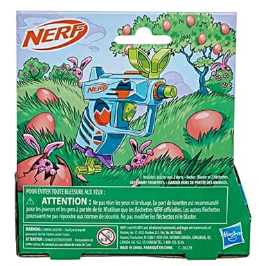 Nerf Elite 2.0 Easter Egg Hunt Blaster, 2 Nerf Elite Darts, Pull to Prime, Spring Toy Foam Blaster for 8 Year Old Boys & Girls - Image 4