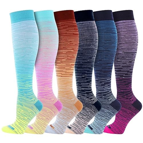 Compression Socks Women and Men, 20-30mmHg, Best for Nurses, Travel, Pregnancy - Image 1