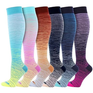 Compression Socks Women and Men, 20-30mmHg, Best for Nurses, Travel, Pregnancy - Image 1