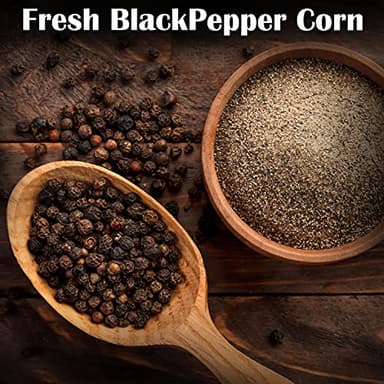Himalayan Chef Organic Black Pepper Refillable Glass Grinders, 6.40 ounces - Image 2
