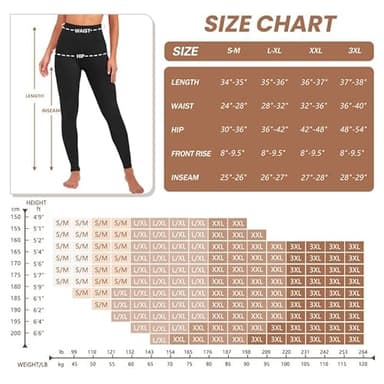 VALANDY 7 Pack Plus Size High Waisted Leggings for Women, Buttery Soft Yoga Pants for Workout Running(Full Length) - Image 6