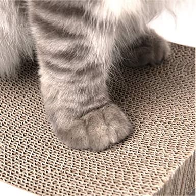 Cat Scratcher, Durable Scratch Pad, Corrugated Cardboard Scratching Board for Indoor Cats, Heavy Duty, Double-Sided Usability, Recyclable, with Catnip - Image 8