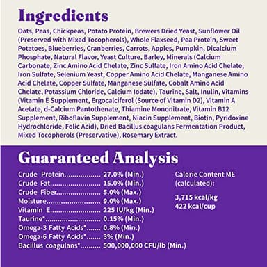 Halo Holistic Adult Dog Vegan Plant-Based Recipe with Superfoods 3.5 lb Bag - Image 10