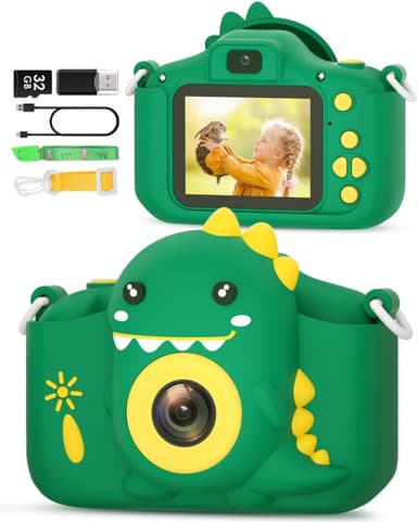 Kids Camera for 3-12 Years Old Toddlers Childrens Birthday Graduation Gifts Selfie Digital Toy Camera with 32GB SD Card for 4 5 6 7 8 9 10 11 Boys Girls - Image 2