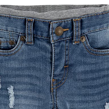 Levi's Baby Boys' Little Fit Jeans, Vintage Sky/Straight, 6M - Image 4