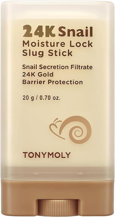 TONYMOLY 24K Snail Moisture Facial Stick 20g – Hydrating Multi Balm with Snail Mucin & 24K Gold for Glowing Skin, Anti-Aging Skincare, Moisture Barrier Protection, Korean Skincare - Image 2