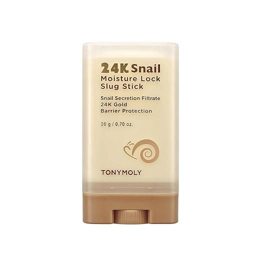 TONYMOLY 24K Snail Moisture Facial Stick 20g – Hydrating Multi Balm with Snail Mucin & 24K Gold for Glowing Skin, Anti-Aging Skincare, Moisture Barrier Protection, Korean Skincare - Image 1