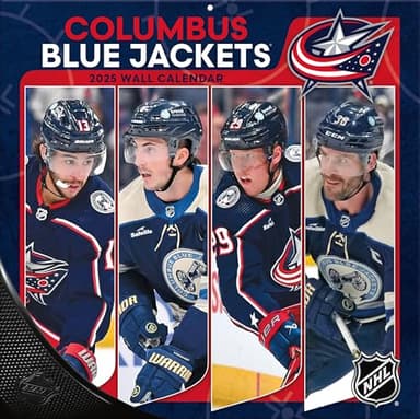 TURNER SPORTS Columbus Blue Jackets 2025 12x12 Team Wall Calendar (25998011938) - Image 1