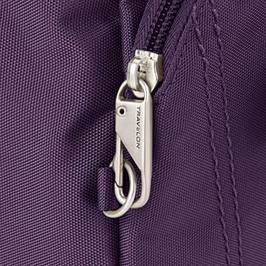 Travelon Anti-Theft Essential Messenger Bag (Purple) - Image 6