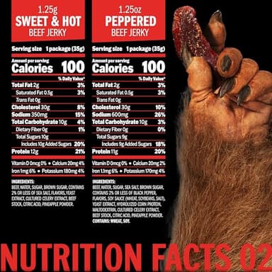 Jack Link's Spicy Beef Jerky Gift Basket Variety Pack - Includes Jerky, Meat & Cheese Combos, and Beef Steaks, Great Gift for Men, Perfect Hunting Trip Snacks, 15-Piece Assorted Spicy Meat Snack Pack - Image 4