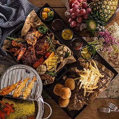 KOMONG Tempura Deep Frying Pot 3.4L, 304 Stainless Steel Deep Fryer pot with Fahrenheit Thermometer and Oil Draining Rack for Tempura chips, Fish, and Chicken - Image 7