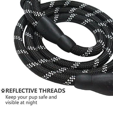 Gavpepy 2 Pack 5 FT Heavy Duty Dog Leash with Comfortable Padded Handle Reflective Dog leashes for Medium Large Dogs - Image 3