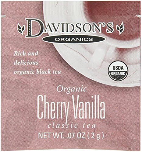 Davidson's Organics, Cherry Vanilla, 100-count Individually Wrapped Tea Bags - Image 1