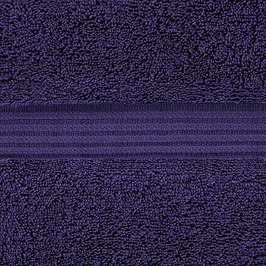 American Veteran Towel, 100% Cotton Turkish Washcloths for Bathroom Essentials 4 Pack, Soft Absorbent Wash Cloths Quick Drying Small Towels Washrags, Purple - Image 4