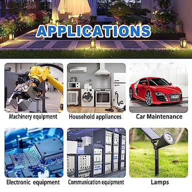 20 Gauge 3 Conductor Electrical Wire 50feet 20/3 Extension Cable UL2464 DC5V/12V/24V/300V 20AWG Stranded Pure Copper Low Voltage Wire for Automotive Lamps Strip Waterproof Outdoor Landscape Wire - Image 6