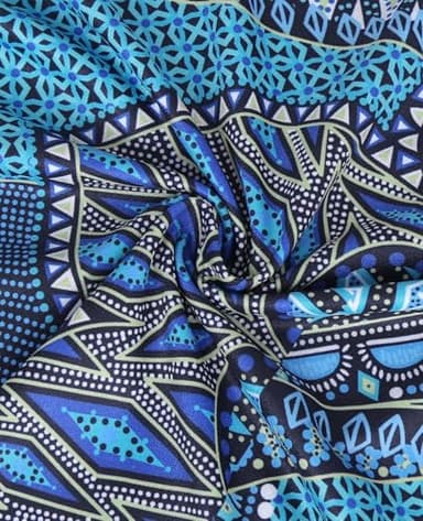 BAISHENGGT Womens Tops Trendy V Neck 3/4 Length Sleeve Tunics Work Blouses Going Out Shirts Large Vintage Blue - Image 6