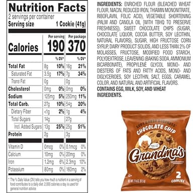 Grandma's Big Cookies, Chocolate Chip, (10 Pack) - Image 3