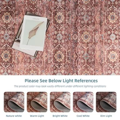 Dripex Tribal Washable Runner Rug-2x5 Non-Slip Non-Shedding Runners for Hallways Stain Resistant Kitchen Mat Laundry Entryway Carpet Runner for Doorway Entrance Bedroom Living Room Decor - Image 6