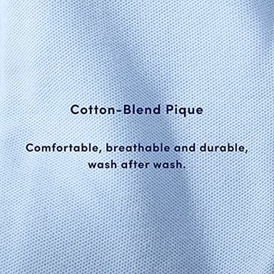 French Toast boys Short Sleeve Pique (Standard & Husky) Polo Shirt, White, 10-12 - Image 5