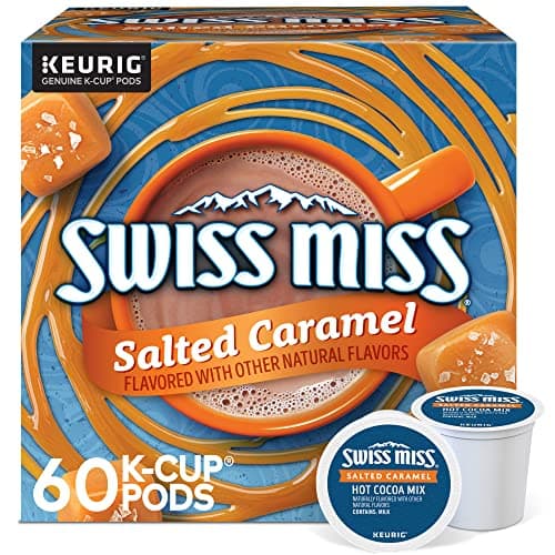 Swiss Miss Salted Caramel Hot Cocoa, Keurig Single Serve K-Cup Pods, 10 Count (Packs of 6) - Image 1