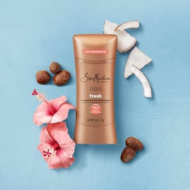 SheaMoisture Antiperspirant Deodorant Stick Fresh Coconut & Hibiscus 2 Count for 48HR Sweat & Odor Protection with No Parabens & No Mineral Oil 2.6 oz - Image 6