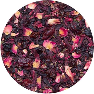 Tiesta Tea - Cranberry Hibiscus Rooibos Tea, Fireberry, Loose Leaf, Herbal Blend with Hibiscus, Cranberry, Currants & Rooibos, Enjoy Hot or Iced, 1.7oz Resealable Pouch, 25 Cups - Image 10