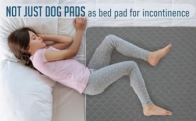 Washable Pee Pads for Dogs, Reusable Pee Mats for Dogs, Puppy Pads Super Water Absorption Puppy Pee Rugs Easier to Dry, Wee Wee Pads for Dogs Non-Slip, Pet Training Pad Whelping Playpen Dog Crate - Image 7