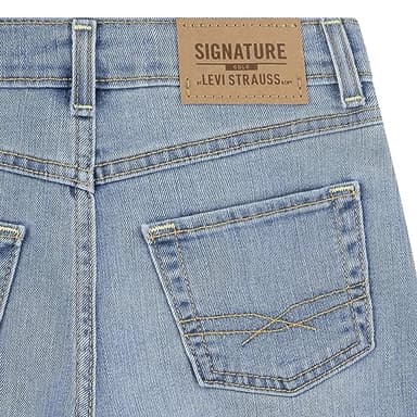 Levi Strauss Signature Gold Girls' High Rise Cut-Off Short, San Lorenzo - Image 4
