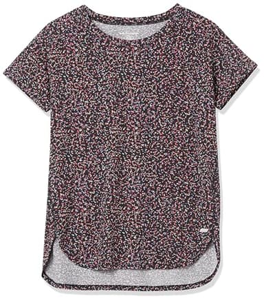 Amazon Essentials Women's Studio Relaxed-Fit Lightweight Crewneck T-Shirt (Available in Plus Size), Pack of 2, Black Confetti Print, XX-Large - Image 8