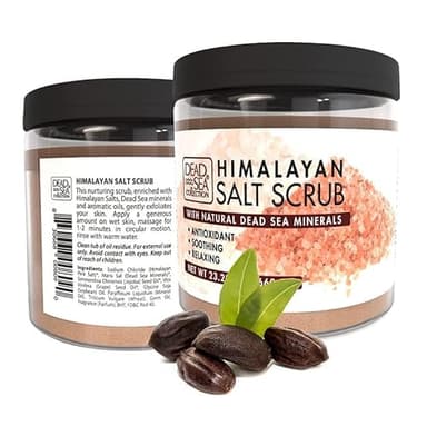 Dead Sea Collection Himalayan Salt Scrub – Exfoliating Body Scrub for Women – Moisturizing and Nourishing Skin – with Pure Oils and Dead Sea Minerals (23.28 Oz) - Image 8