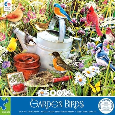 Ceaco - Garden Birds - 500 Piece Jigsaw Puzzle - Image 3