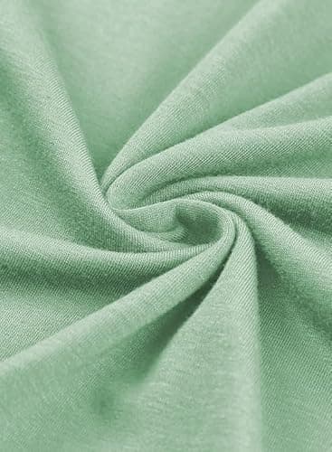 Women's Bikini Cover Up Shirts Trendy Summer Oversized Ladies Blouses With Pockets Plus Size Workout Clothes To Wear With Leggings Light Green L - Image 4