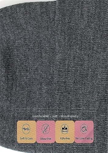 Urban Virgin Toddler Winter Hat Baby Beanie Kids Beanies Boys Hats Knit Winter Caps Soft Infant Girls 4 Packs A-Darkgrey M(2T-6T) - Image 2