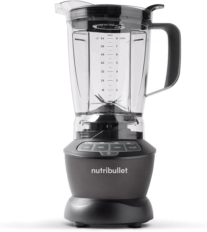 nutribullet Countertop Blender for Shakes, Smoothies, Food Prep, and Frozen Blending, 64 Ounces, 1200 Watt, Dark Gray NBF50400 - Image 1