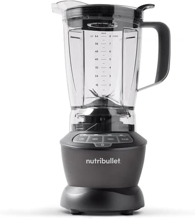 nutribullet Countertop Blender for Shakes, Smoothies, Food Prep, and Frozen Blending, 64 Ounces, 1200 Watt, Dark Gray NBF50400 - Image 1