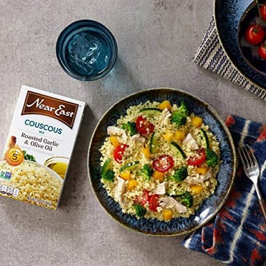 Near East Couscous Mix, Roasted Garlic & Olive Oil, 5.8 Oz, Pack of 12 - Image 4