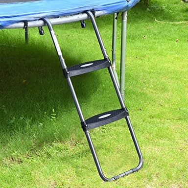 HBTower Trampoline Ladder with Horizontal and Wide Steps, Universal Hook, UV Treated Steel, 220 lbs Capacity Trampoline Accessories for Children Kids - Image 5