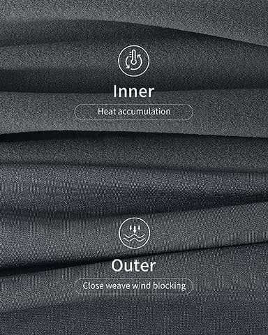 WEERTI Thermal Underwear for Women Long Johns with Fleece Lined, Base Layer Women Cold Weather Top Bottom Grey - Image 3